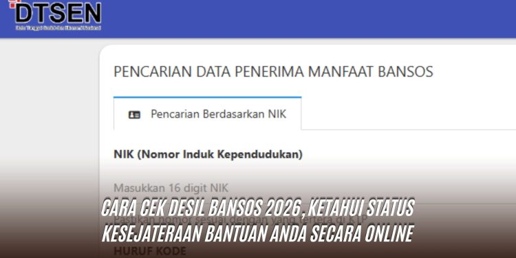 Cara Cek Desil Bansos 2026, Ketahui Status Kesejateraan Bantuan Anda Secara Online