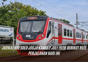 Jadwal KRL Solo Jogja Kamis 2 Juli 2026 Berikut Rute Perjalanan Hari Ini