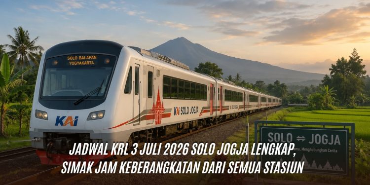 Jadwal KRL 3 Juli 2026 Solo Jogja Lengkap, Simak Jam Keberangkatan dari Semua Stasiun