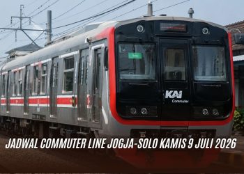 Jadwal Commuter Line Jogja-Solo Kamis 9 Juli 2026