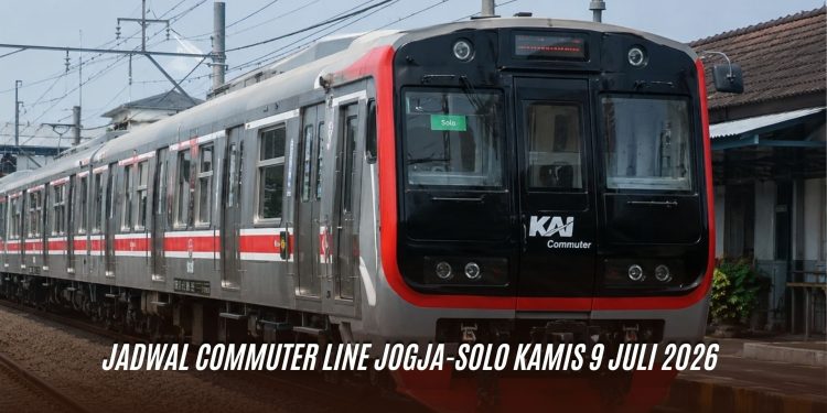 Jadwal Commuter Line Jogja-Solo Kamis 9 Juli 2026