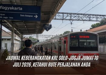 Jadwal Keberangkatan KRL Solo-Jogja Jumat 10 Juli 2026, Ketahui Rute Perjalanan Anda