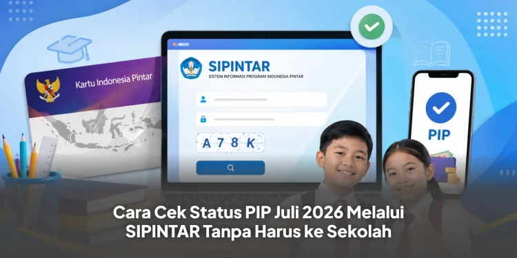 Cara Cek Status PIP Juli 2026 Melalui SIPINTAR Tanpa Harus ke Sekolah