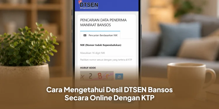 Cara Mengetahui Desil DTSEN Bansos Secara Online Dengan KTP