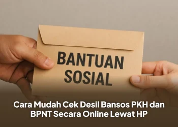 Cara Mudah Cek Desil Bansos PKH dan BPNT Secara Online Lewat HP