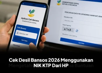 Cek Desil Bansos 2026 Menggunakan NIK KTP Dari HP