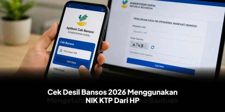 Cek Desil Bansos 2026 Menggunakan NIK KTP Dari HP