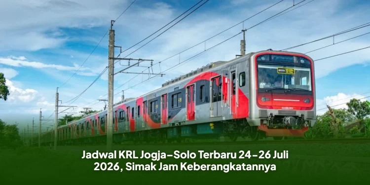 Jadwal KRL Jogja–Solo Terbaru 24-26 Juli 2026, Simak Jam Keberangkatannya