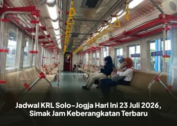 Jadwal KRL Solo-Jogja Hari Ini 23 Juli 2026, Simak Jam Keberangkatan Terbaru