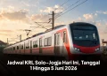 Jadwal KRL Solo-Jogja Hari Ini, Tanggal 1 Hingga 5 Juni 2026