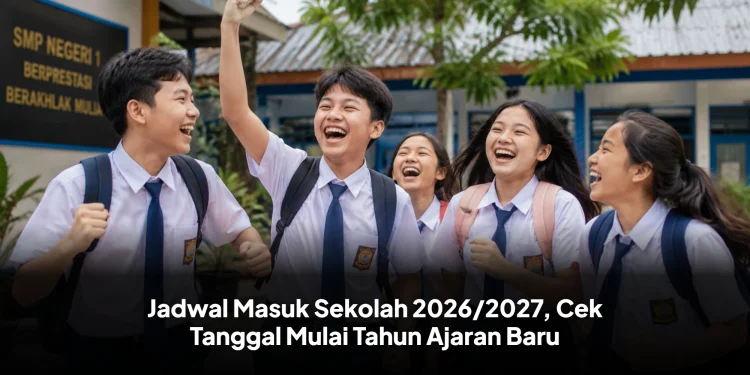 Jadwal Masuk Sekolah 2026/2027, Cek Tanggal Mulai Tahun Ajaran Baru