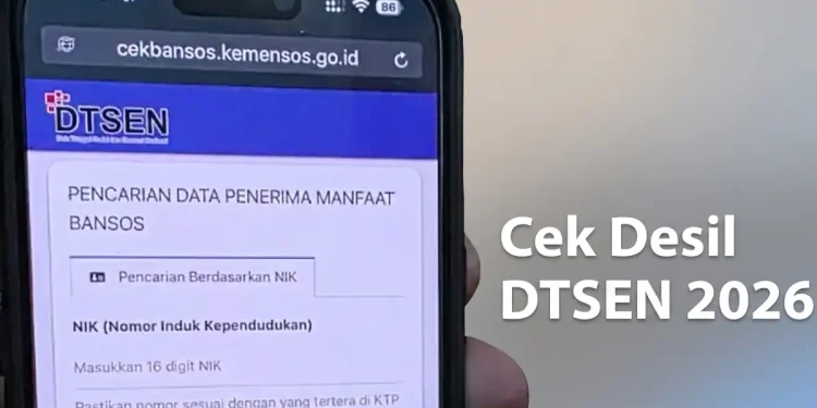 Cara Cek Desil DTSEN 2026