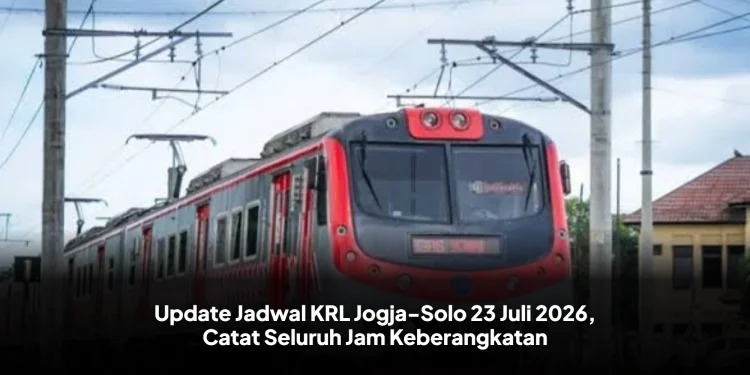 Update Jadwal KRL Jogja-Solo 23 Juli 2026, Catat Seluruh Jam Keberangkatan