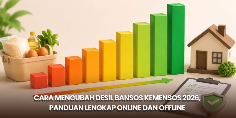 Cara Mengubah Desil Bansos Kemensos 2026, Panduan Lengkap Online dan Offline